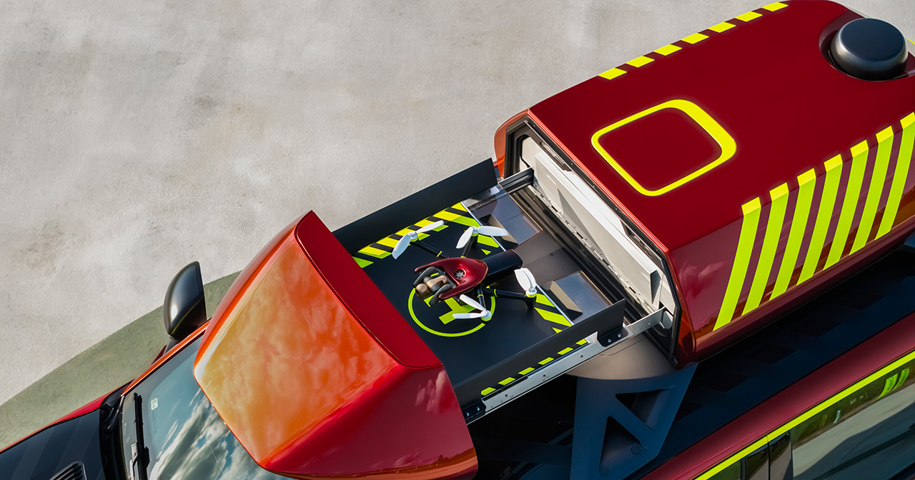 Інтер'єр електромобіля Vision 4Rescue