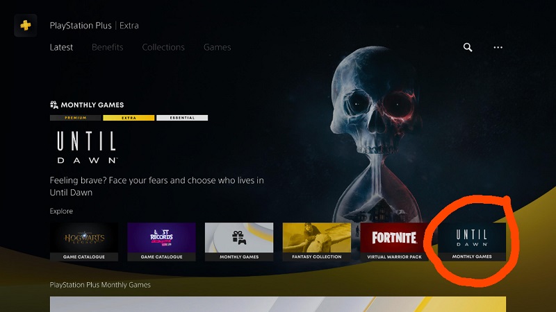 Скриншот страницы PlayStation Plus