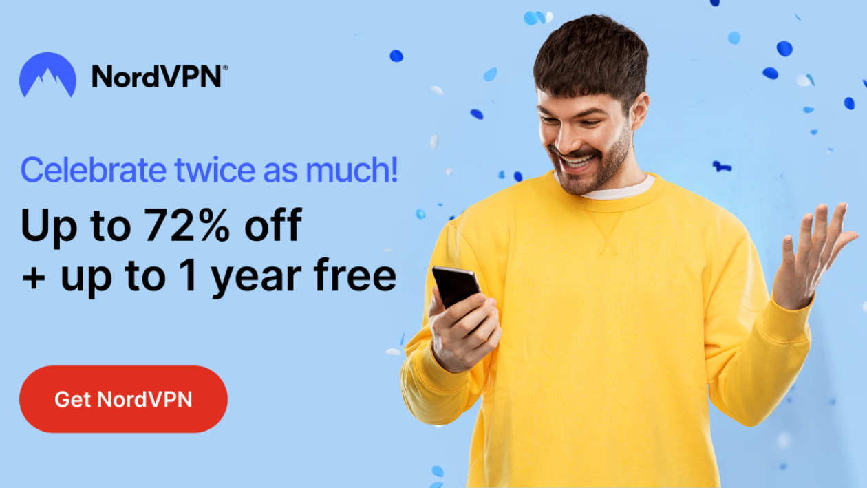 Screenshot of the NordVPN Page