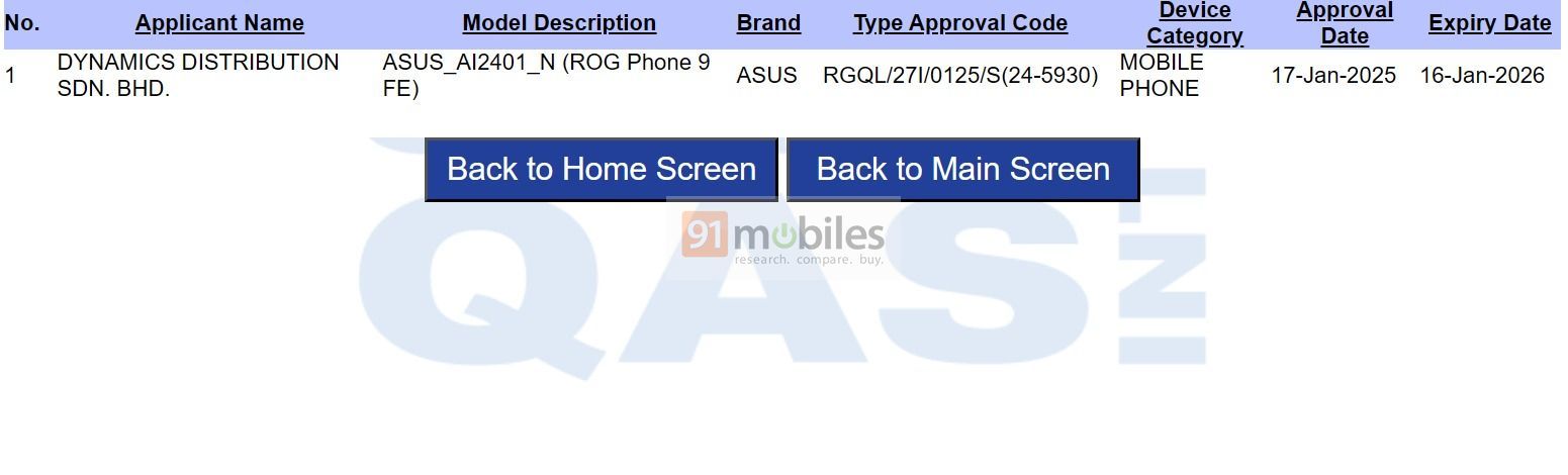 ROG Phone 9 FE image