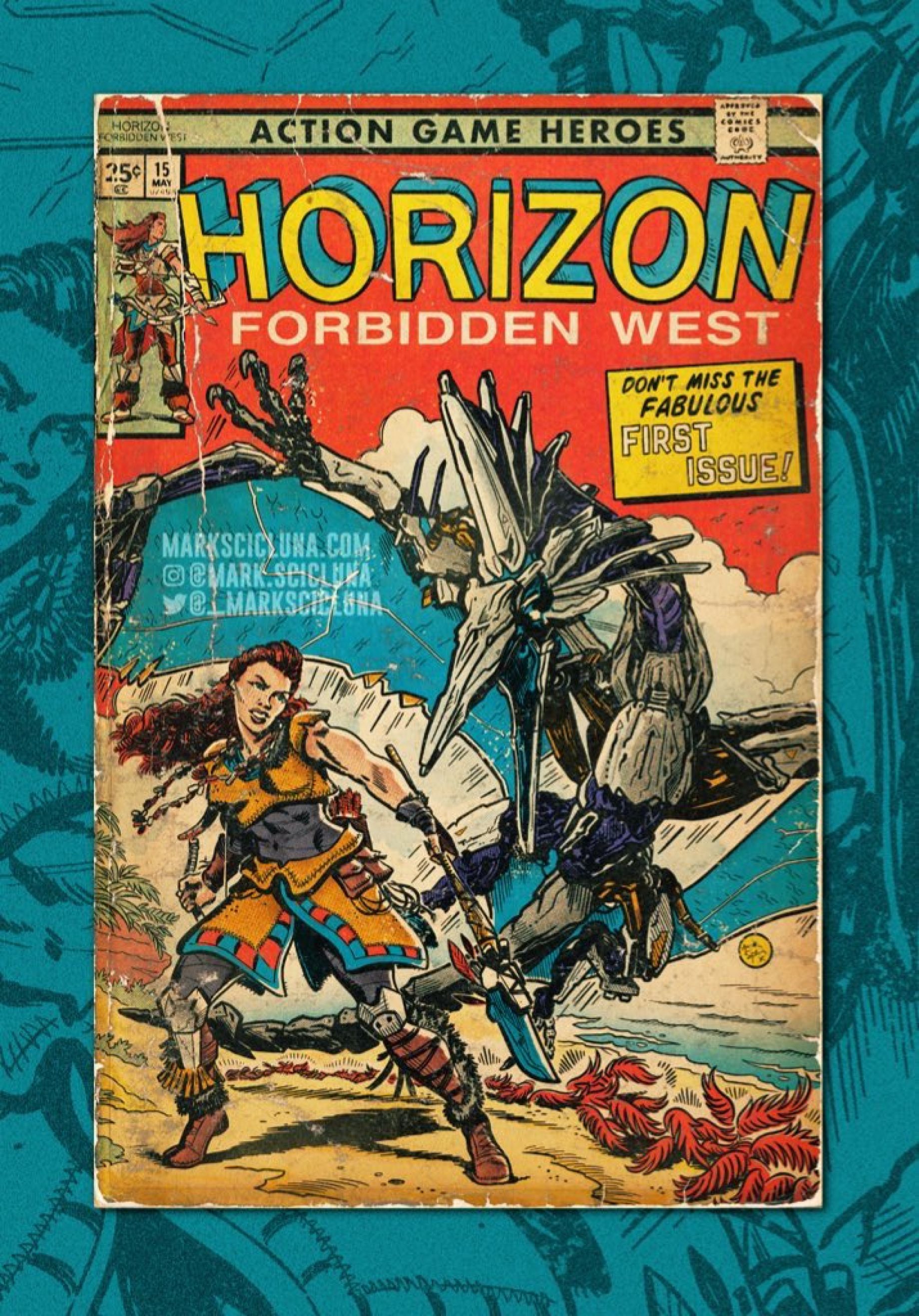 The result is impressive: the former illustrator of Rockstar Games creates covers for retro comics about video games-2