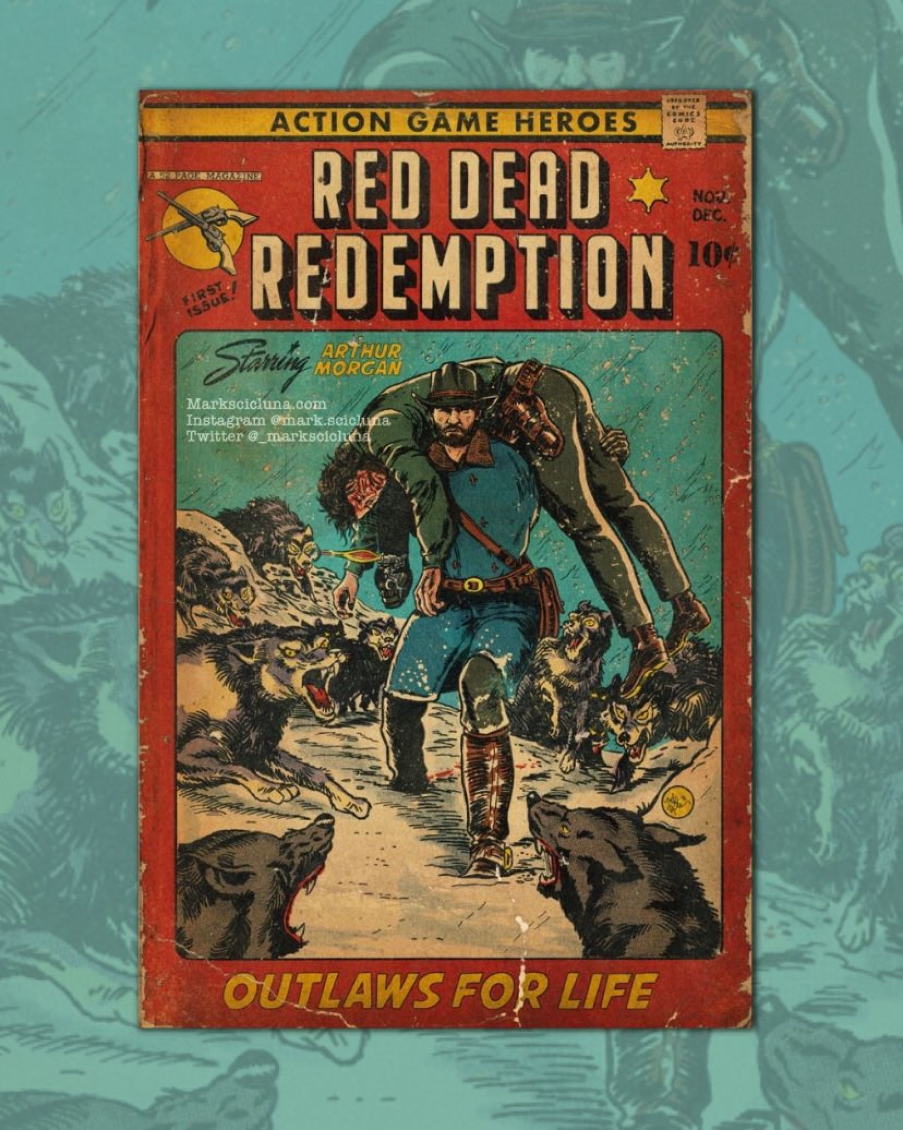 The result is impressive: the former illustrator of Rockstar Games creates covers for retro comics about video games-4