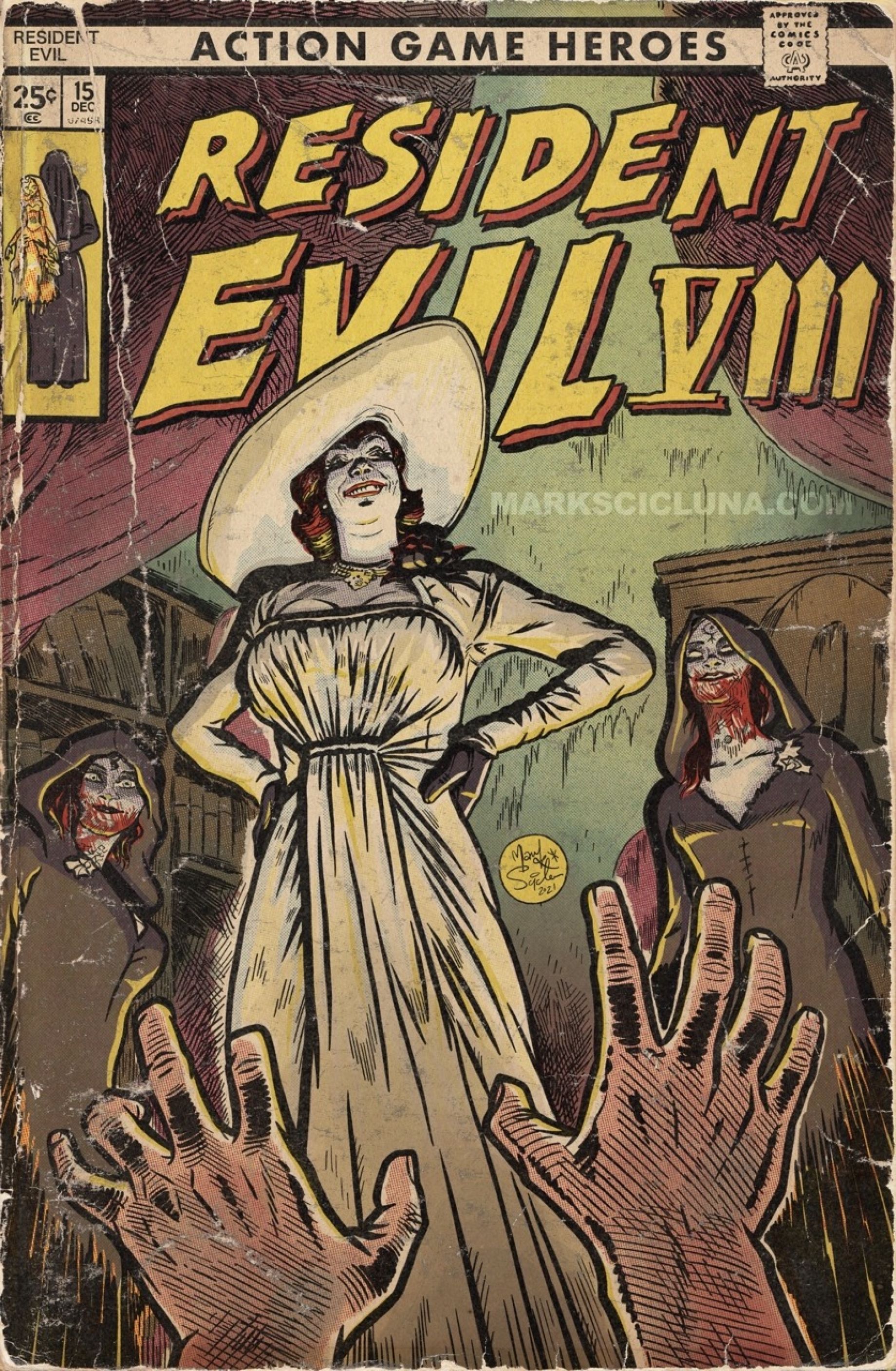 The result is impressive: the former illustrator of Rockstar Games creates covers for retro comics about video games-6