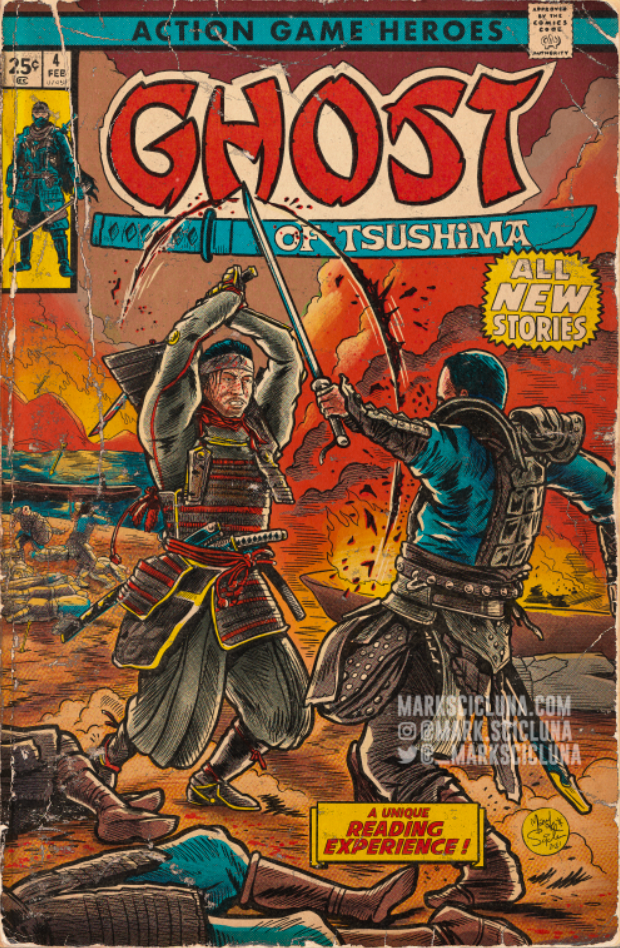The result is impressive: the former illustrator of Rockstar Games creates covers for retro comics about video games-8