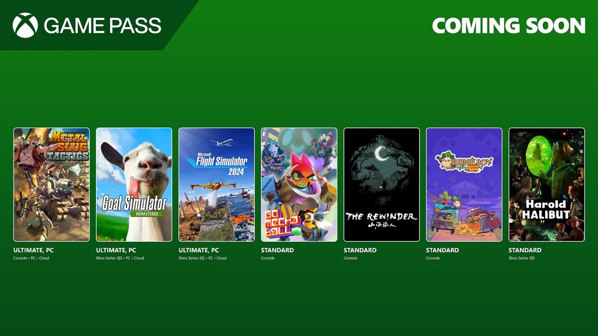 Goats, planes and more: Microsoft has revealed the list of Xbox Game Pass novelties for the first half of November