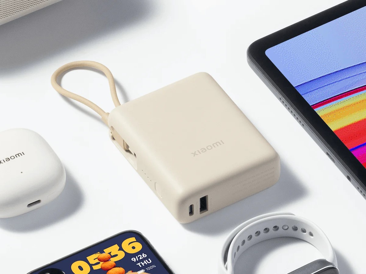 Xiaomi Power Bank 33W 10000 with built-in cable