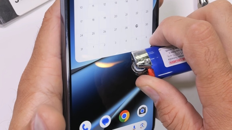 Rear side of the Google Pixel 10 Pro XL