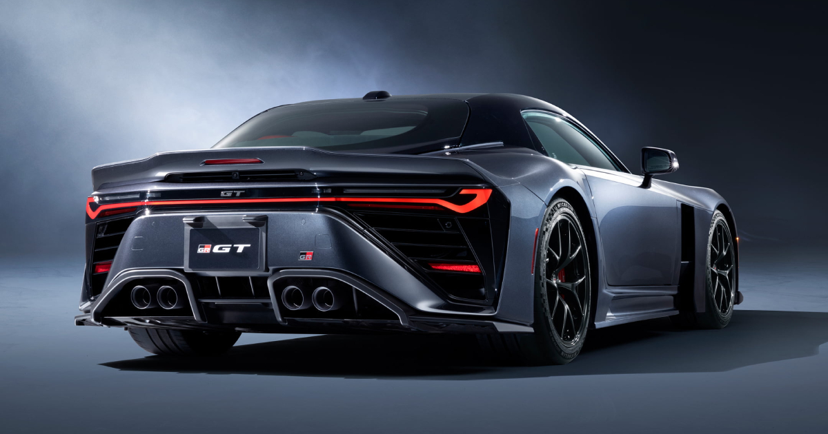 GR GT Supercar side view