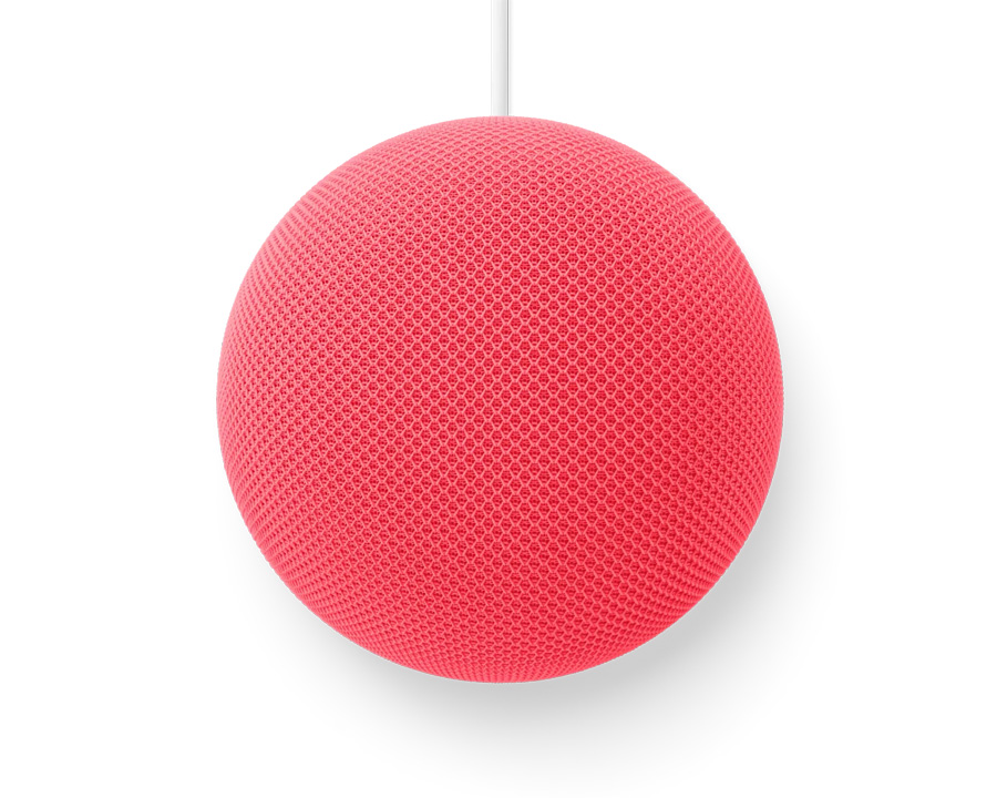 Колонка Google Home Speaker цвет Ягода
