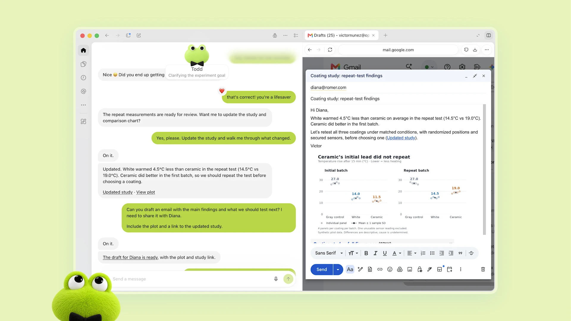 Інтерфейс dots на екрані