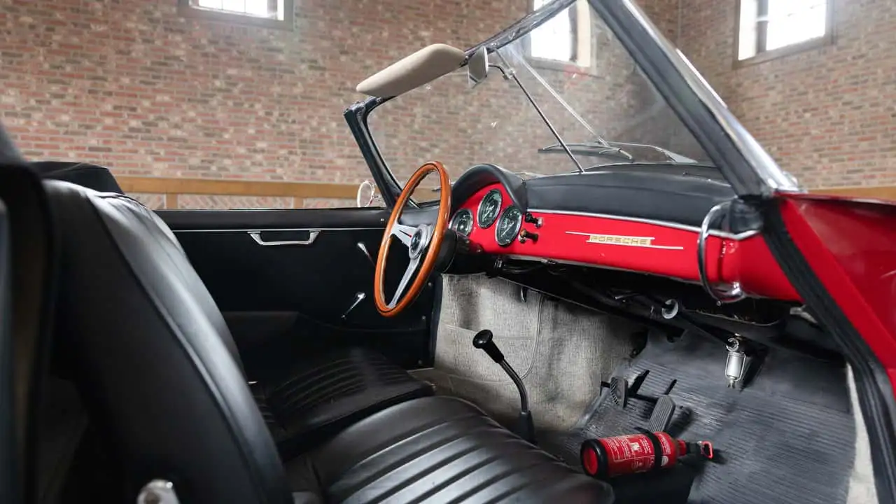 Двигатель Porsche 356 B 1600 Super Roadster 1960 года