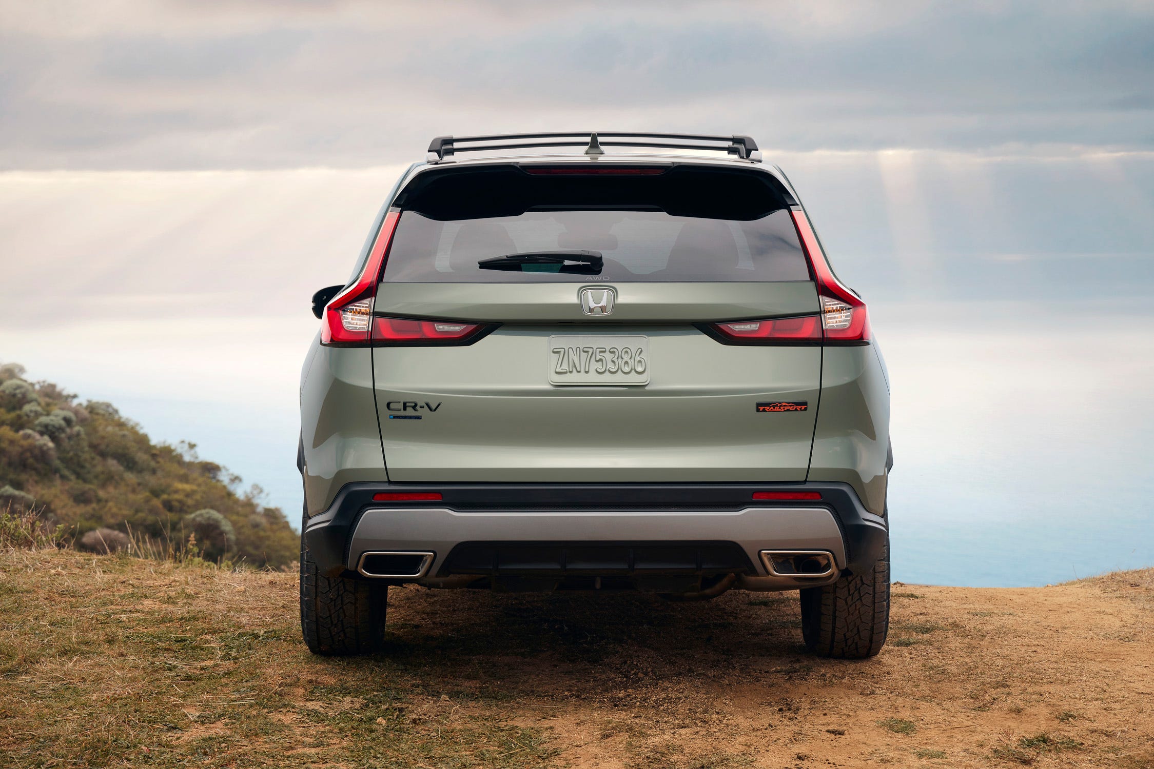 Реклама Honda CR-V на дорозі