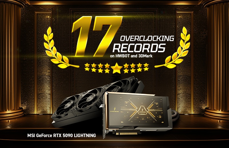 MSI GeForce RTX 5090 Lightning Z на виставці CES 2026