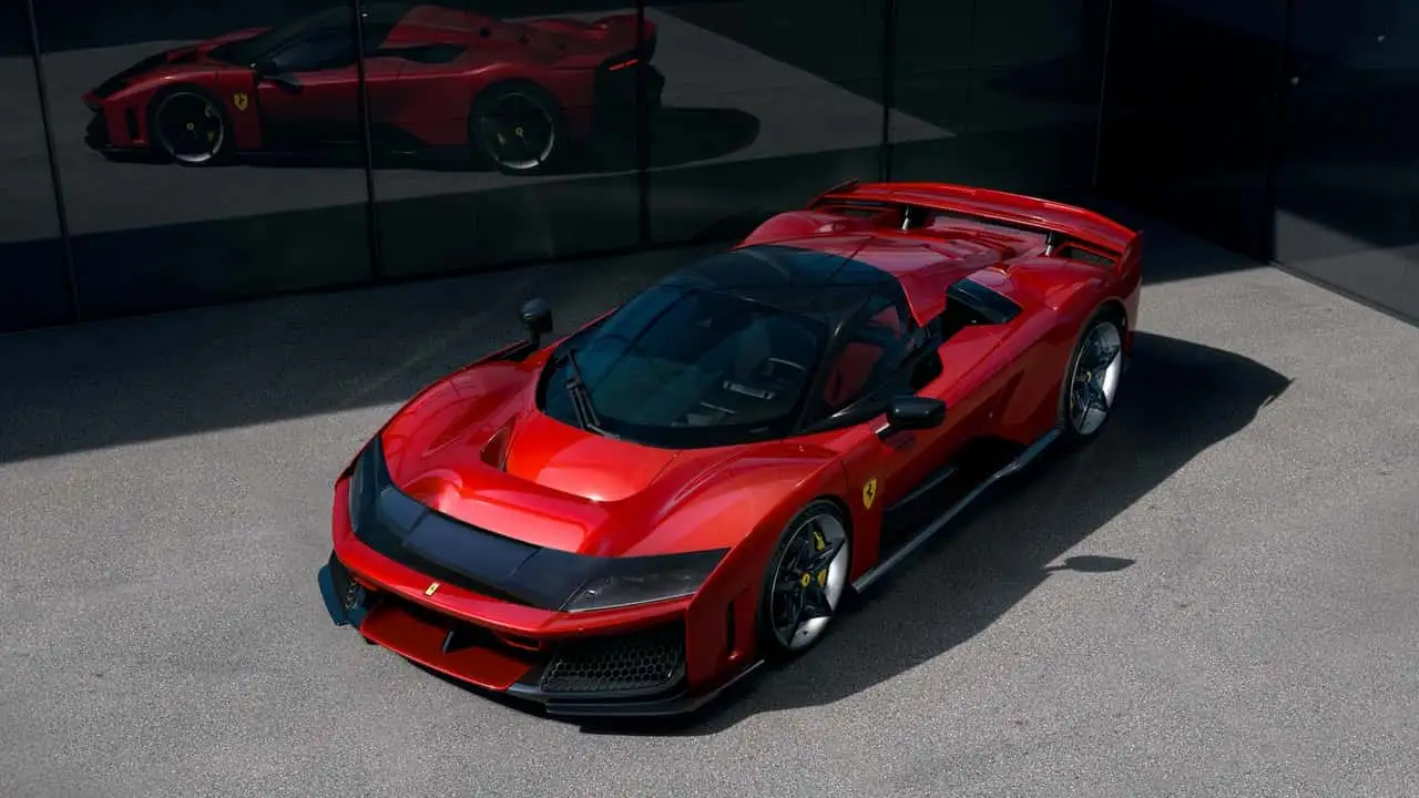 Collection of Ferrari F80 models