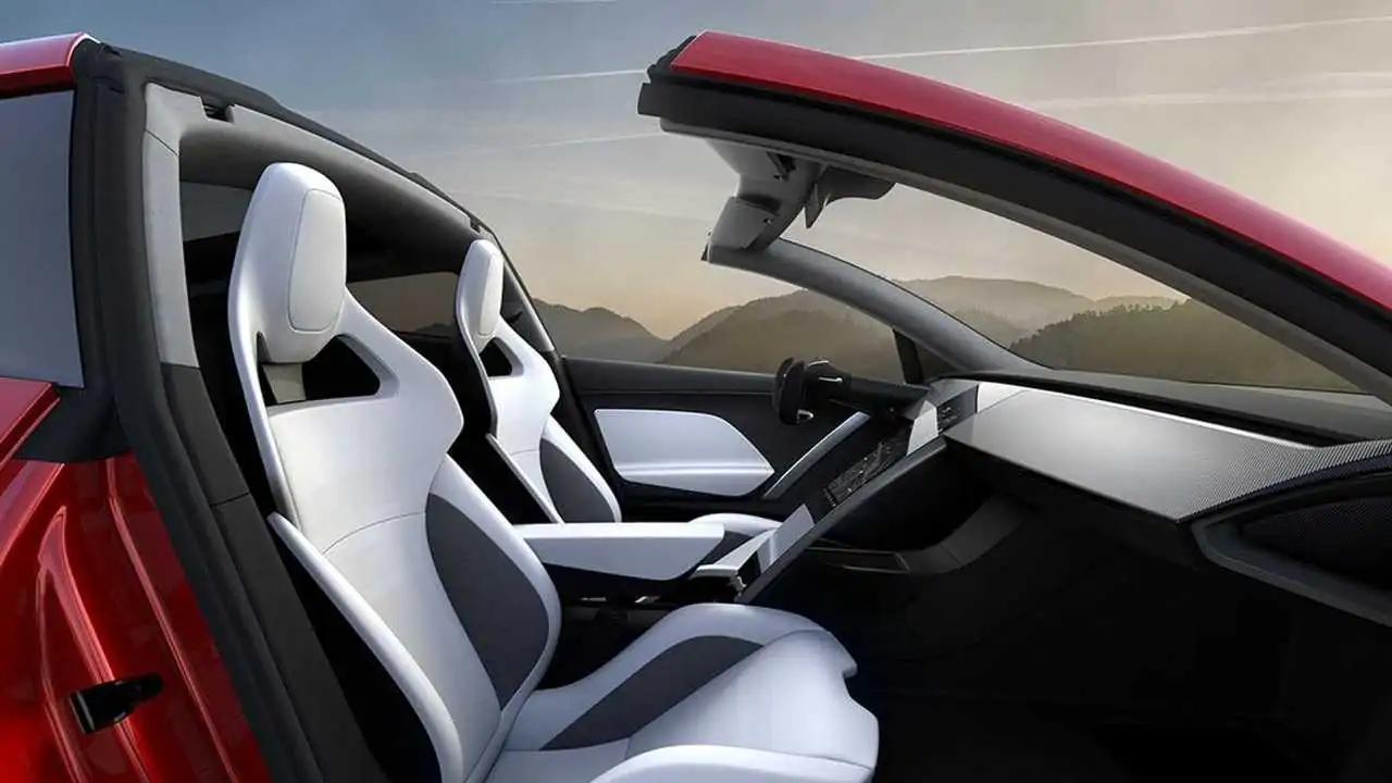 Tesla Roadster на виставці