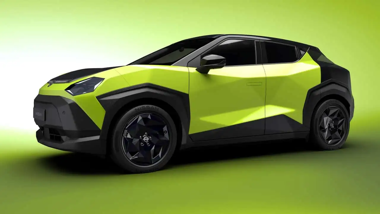 Вид сзади нового Nissan Juke