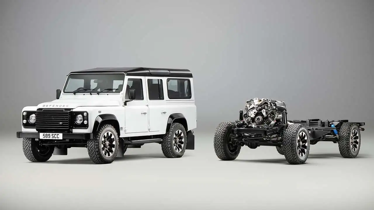 Defender с V8 двигателем