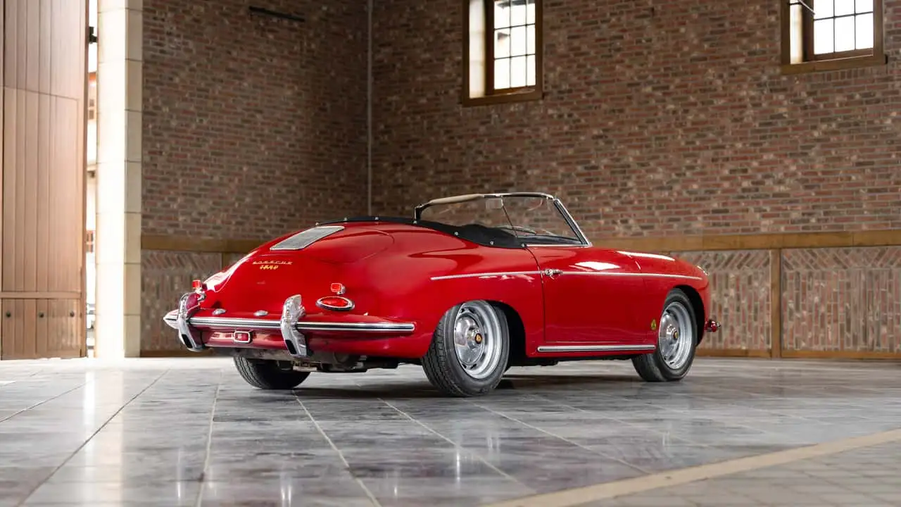 Интерьер Porsche 356 B 1600 Super Roadster 1960 года