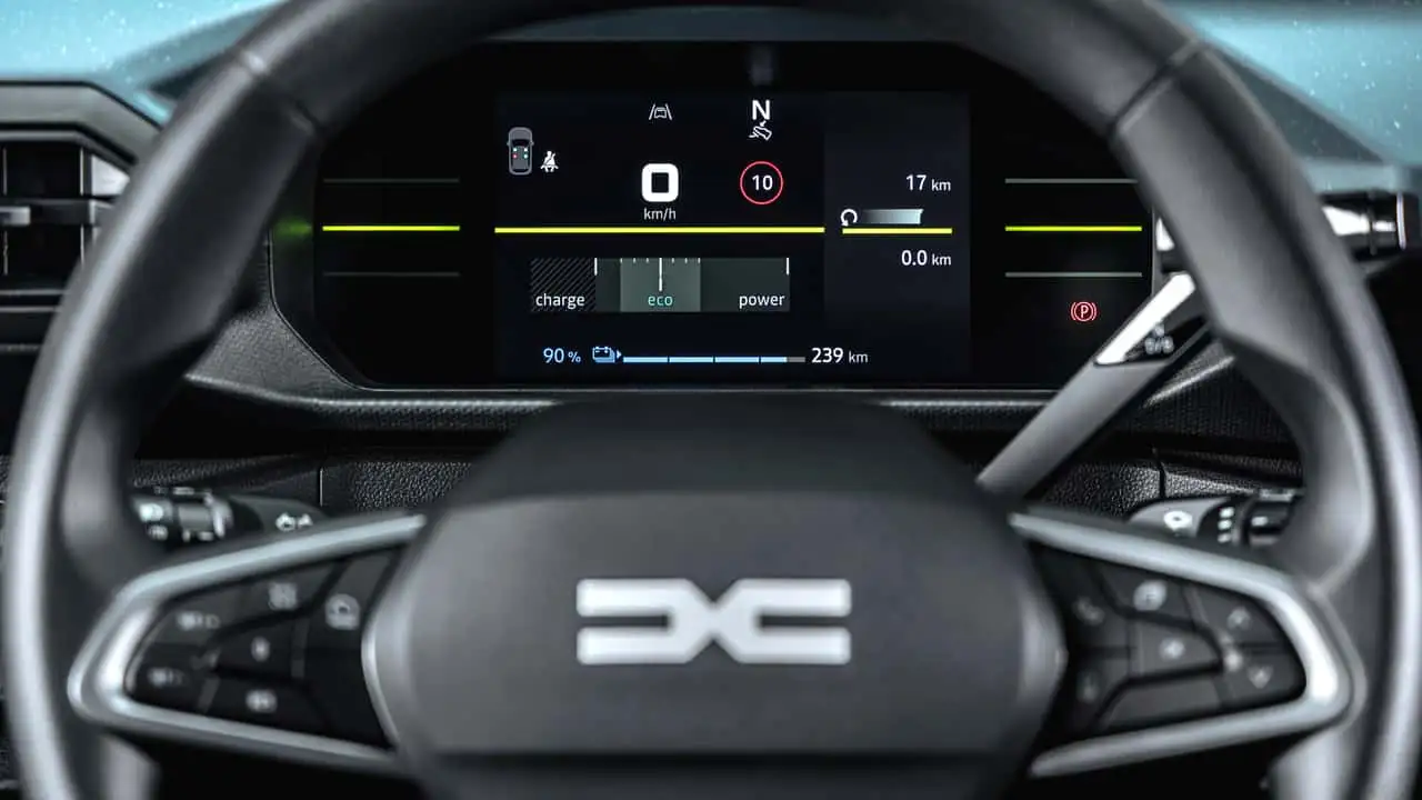 Dacia Spring фото нового салона