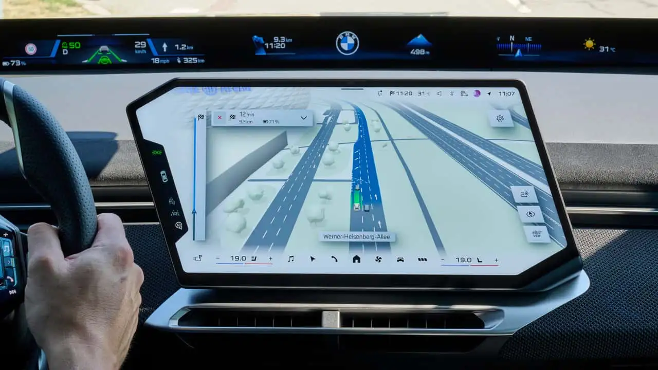 BMW Maps 3D детали