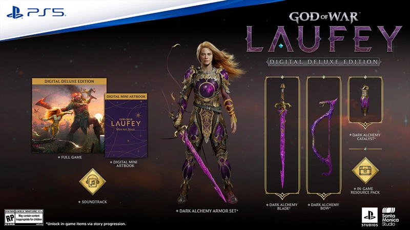 Скріншот з God of War Laufey зі сценою дії персонажа