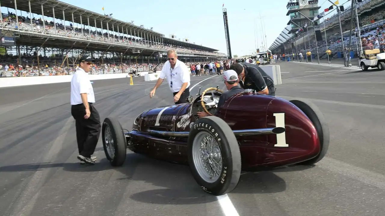 Подробный крупный план Maserati 8CTF ‘Boyle Special’