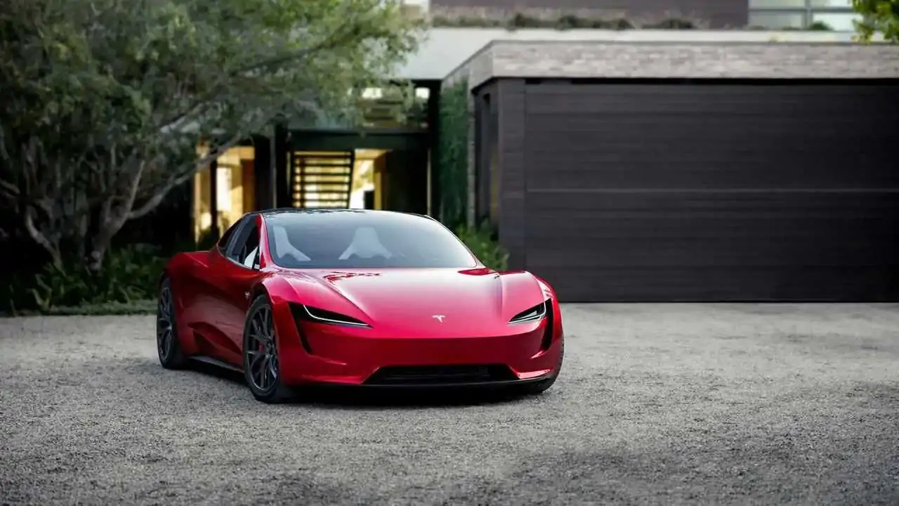 Задня частина Tesla Roadster