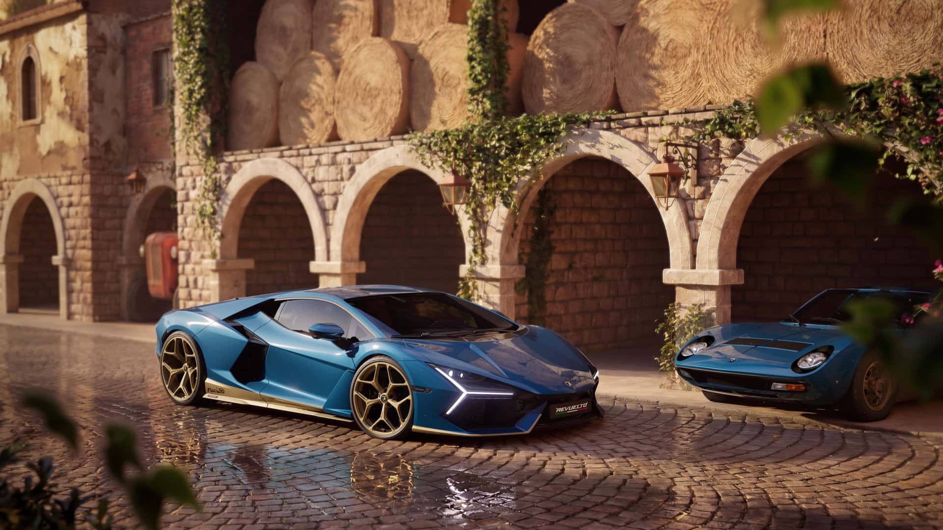 Контрастна ліврея Lamborghini Revuelto Miura 60 Homage