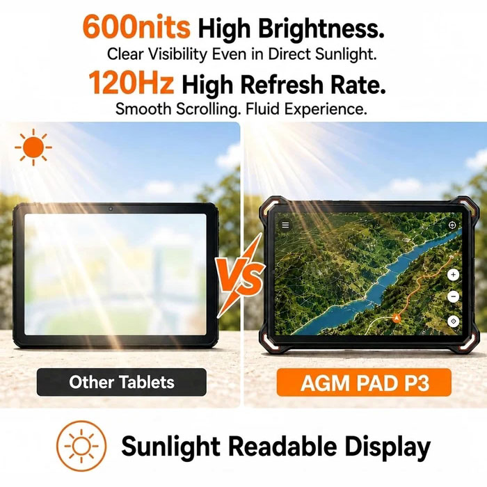 AGM Pad P3 Compact вид ззаду