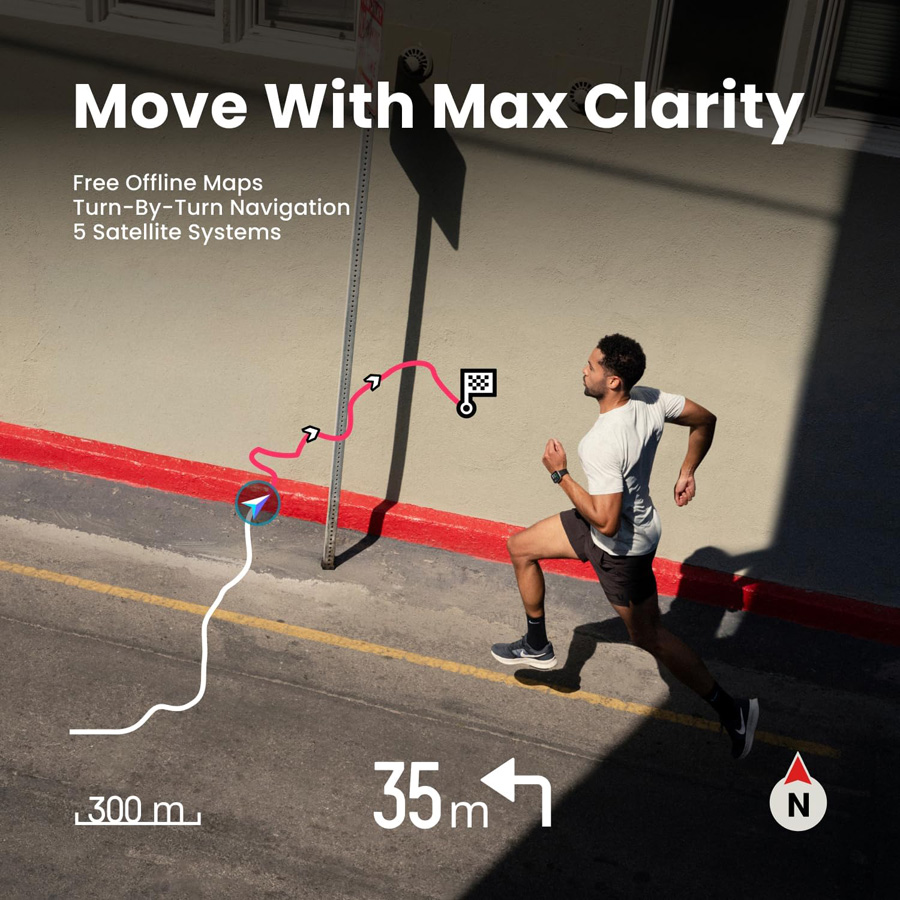 Навигационные возможности Amazfit Bip Max