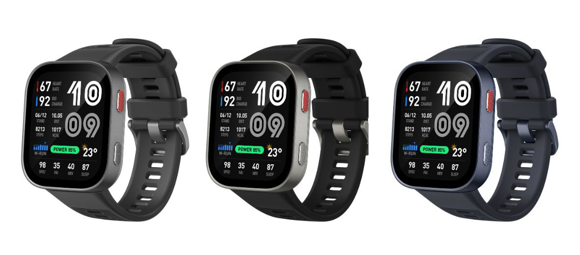 Доступные цвета Amazfit Bip Max