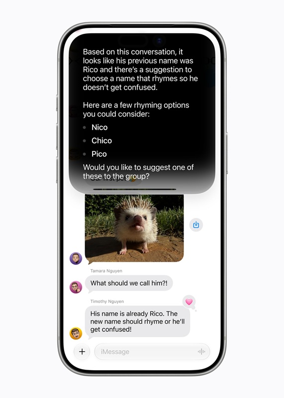 Siri AI Контекст и рекомендации