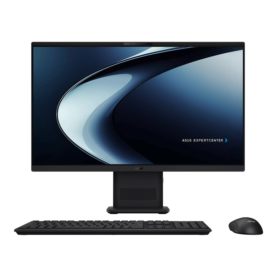 L'ASUS ExpertCenter P200 AiO sur son socle. Illustration : Asus