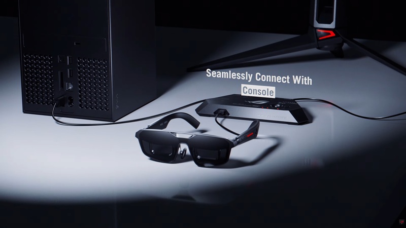 ASUS ROG XREAL R1 AR Gaming Glasses вид сбоку