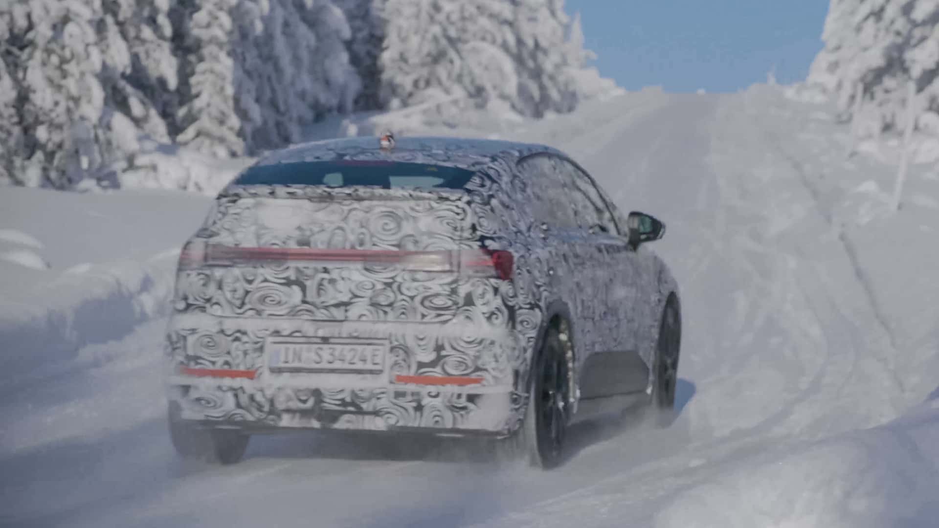 Audi A2 e-tron, вид спереду, фото з тестів, фото 8