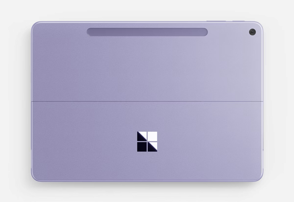 Microsoft Surface Pro 12-inch вид ззаду в кольорі Violet
