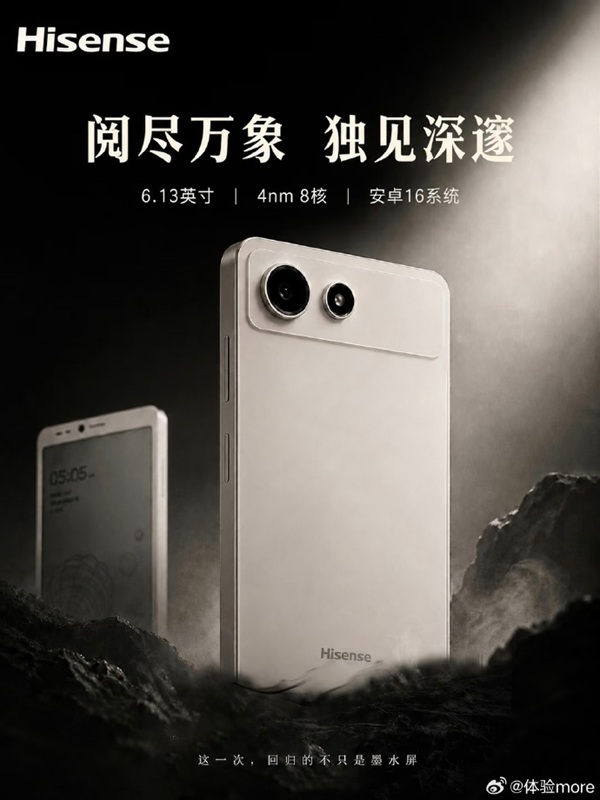 Hisense A10 с цветным съемным экраном