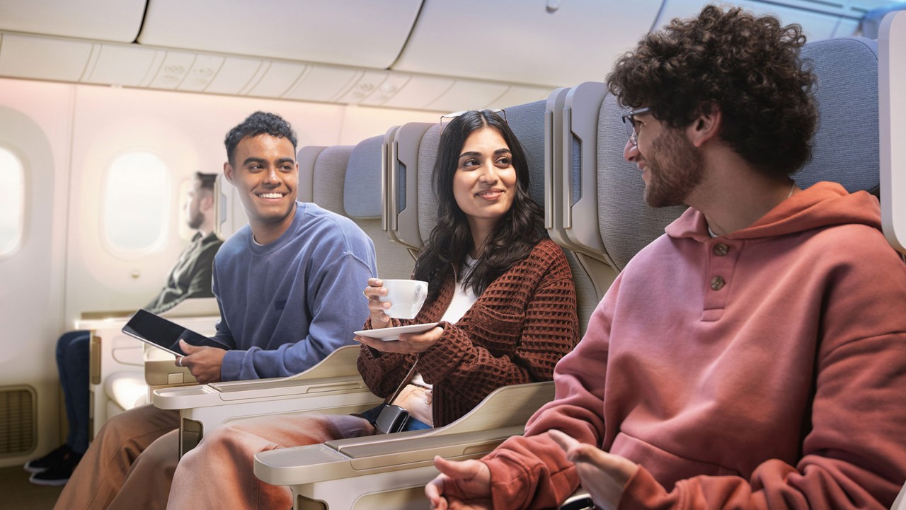 Boeing 787 Dreamliner business class seats
