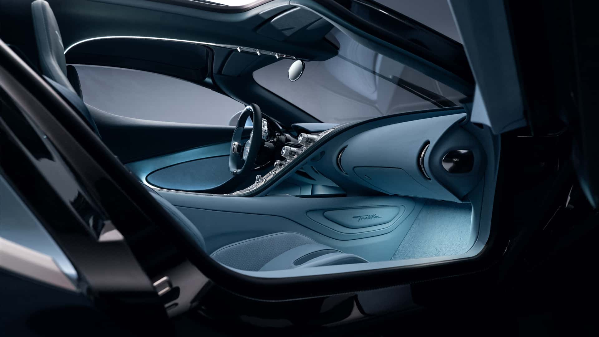 Bugatti Tourbillon детали интерьера