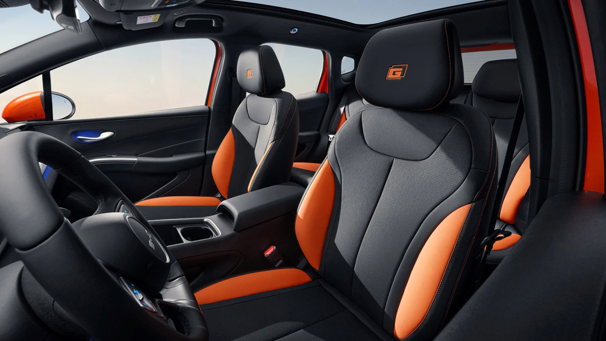 Салон BYD Dolphin G з мультимедійним екраном