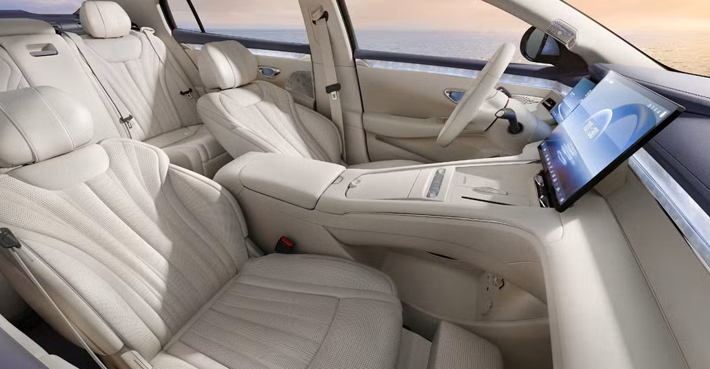 BYD Seal 08 отображение внутреннего интерьера