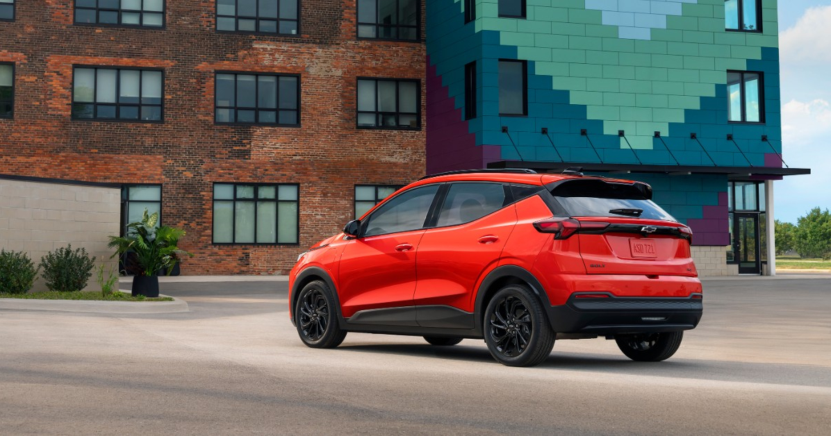 Chevrolet Bolt 2027 Вид ззаду