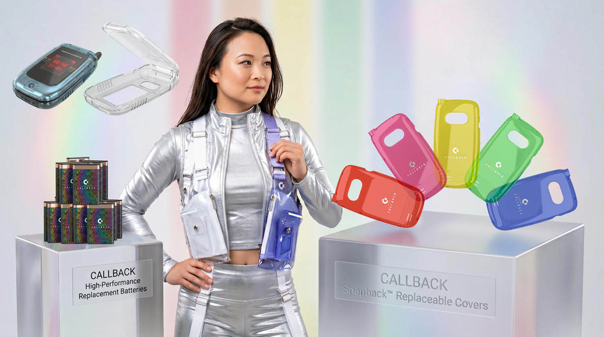 Сменные батареи Commodore Callback 8020 и задние крышки Snapback