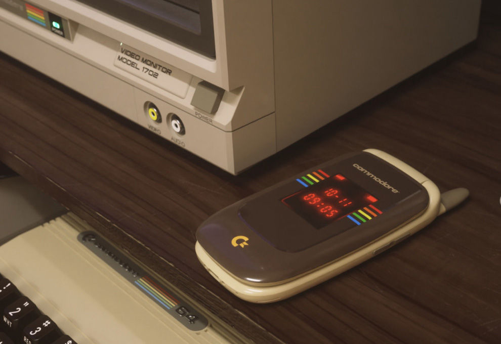 Commodore Callback 8020 задняя панель
