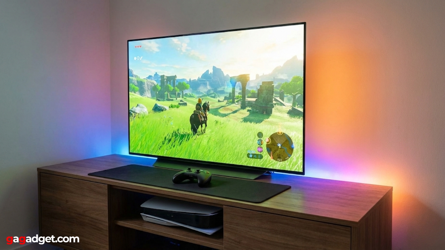 QD-OLED vs OLED TV side by side comparison
