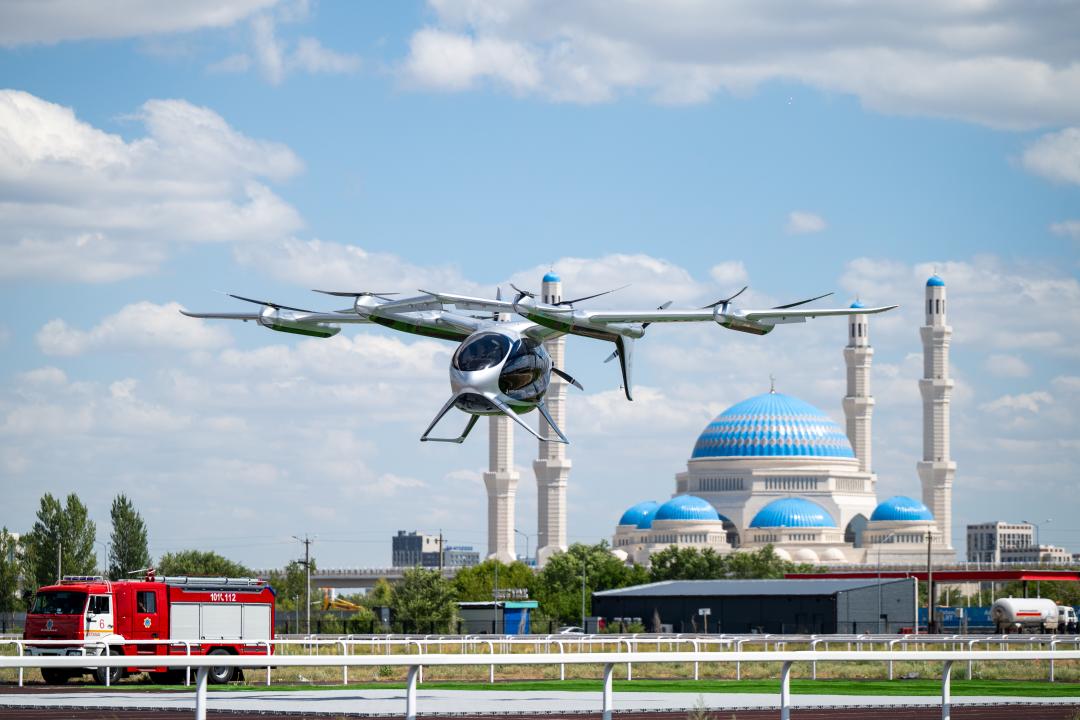 AutoFlight Prosperity eVTOL во время испытательного полета