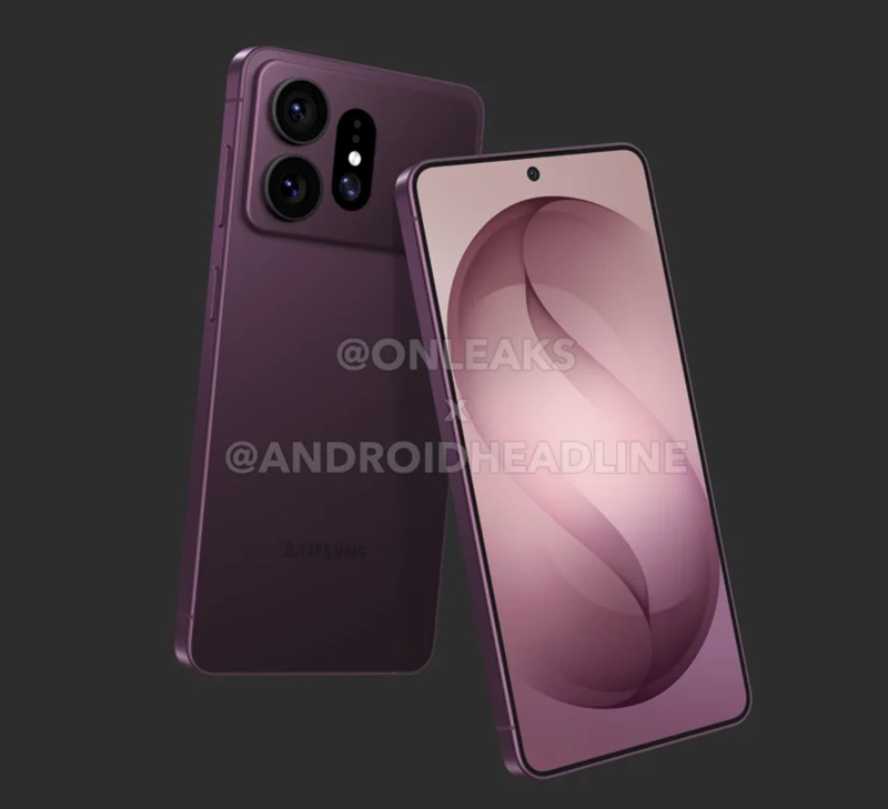 Samsung Galaxy S27 Pro CAD рендер вид ззаду