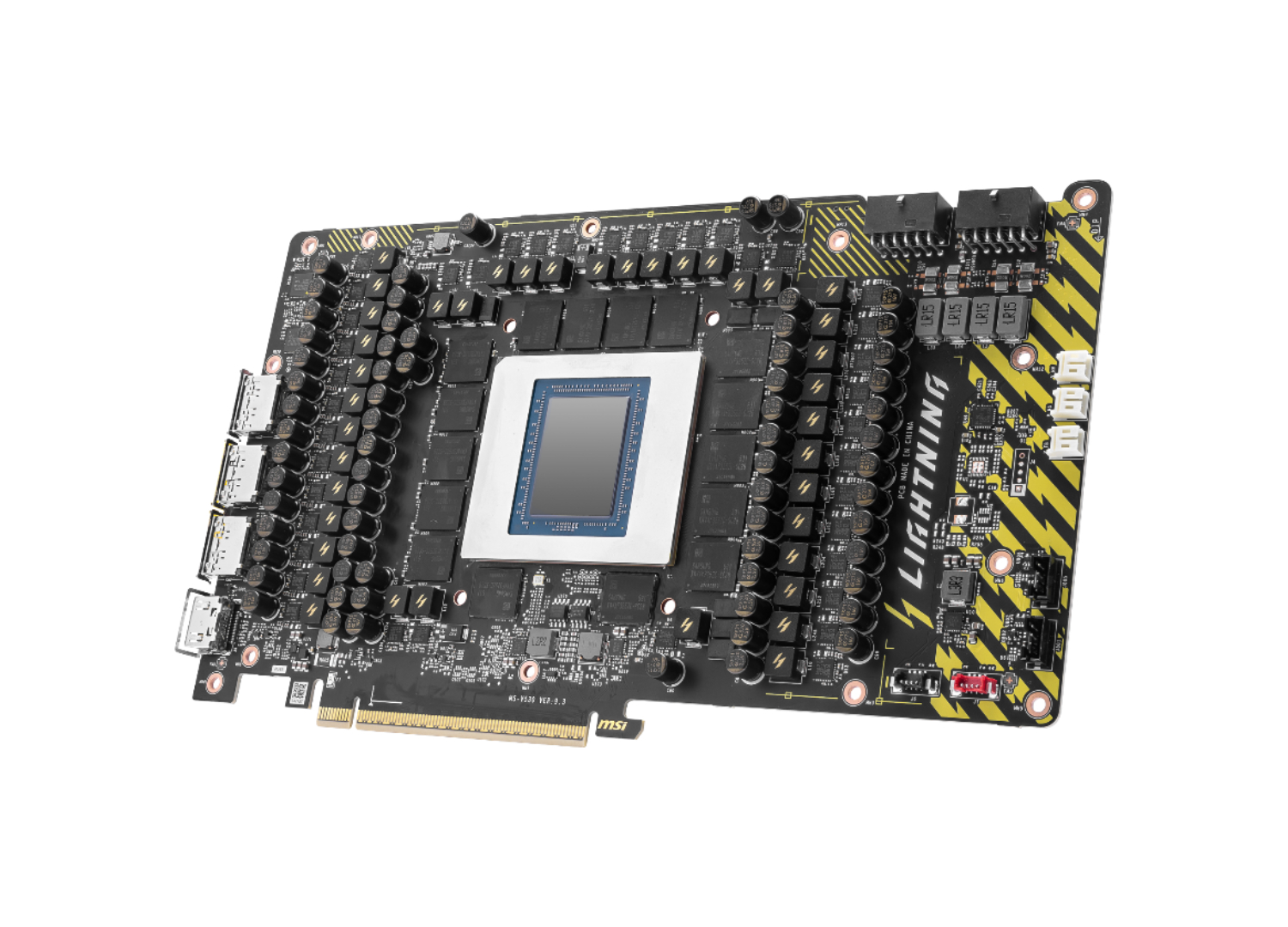 MSI GeForce RTX 5090 32G Lightning Z з 8-дюймовим дисплеєм