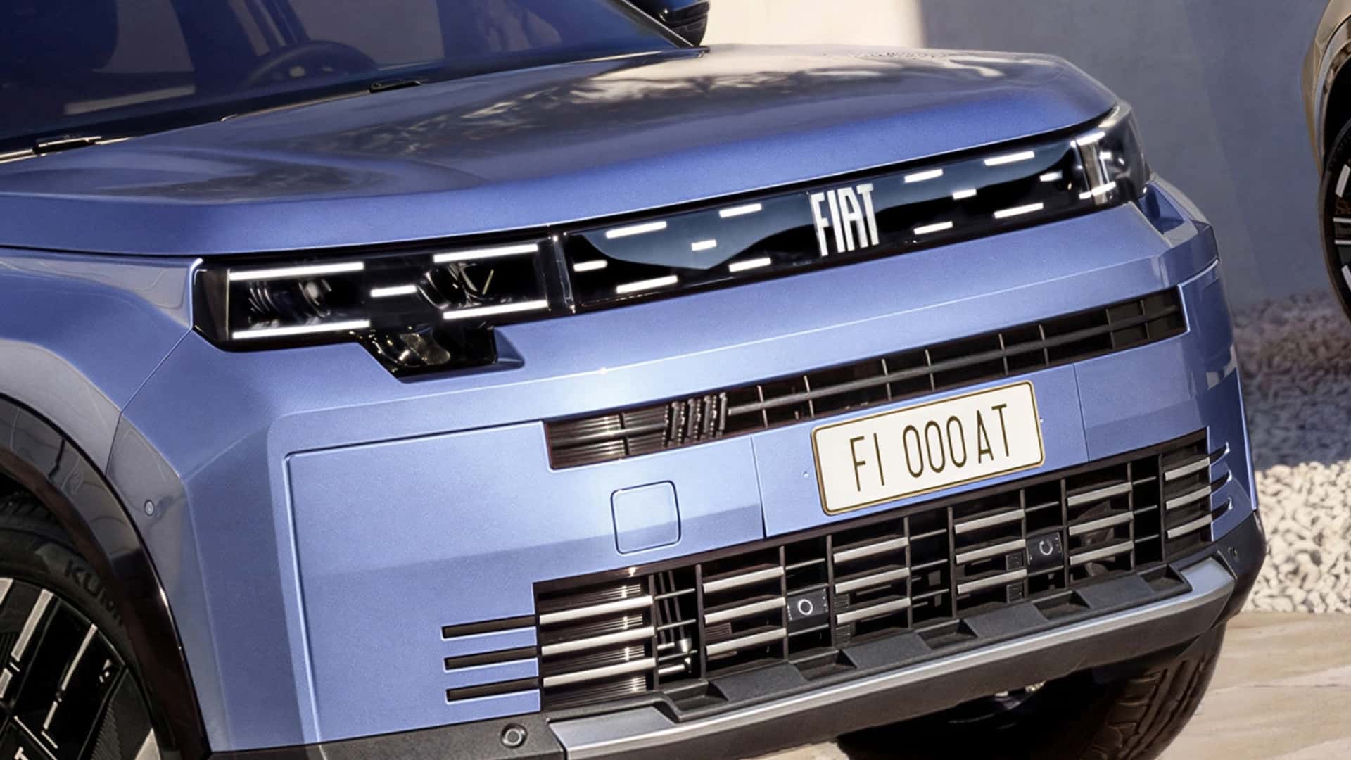 Фронтальний вигляд Fiat Grizzly з акцентом на мускулисті колісні арки