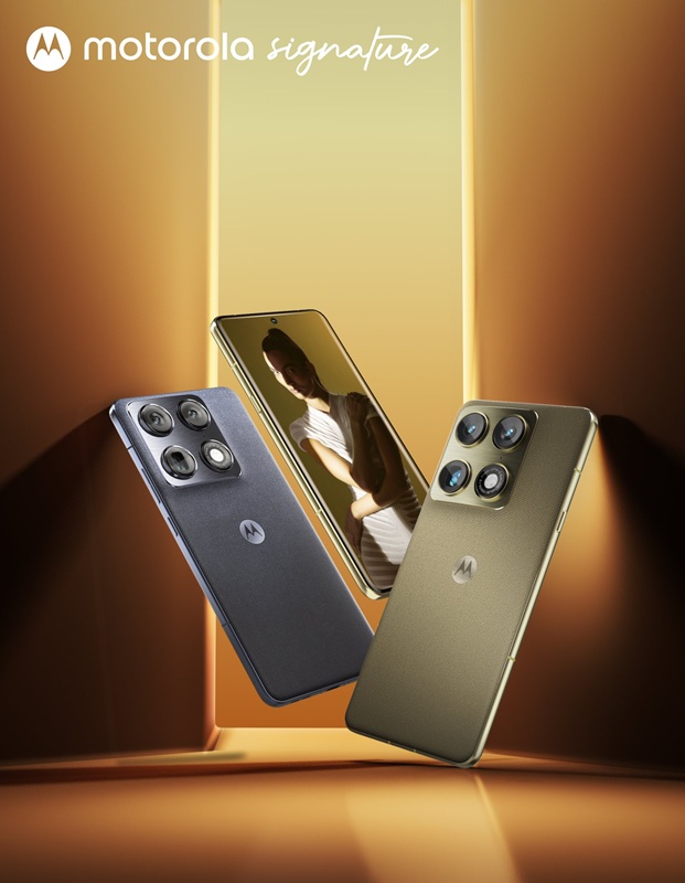 Постер Motorola Signature, представлений Еваном Блассом